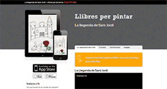 Desktop Screenshot of lallegendadesantjordi.llibresperpintar.cat